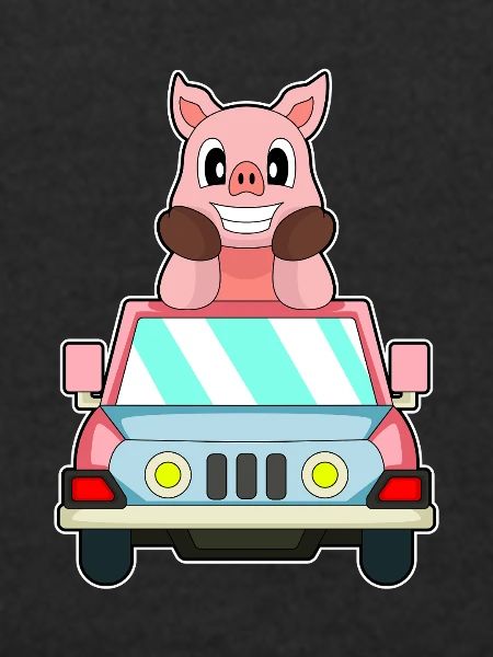 Schwein Auto