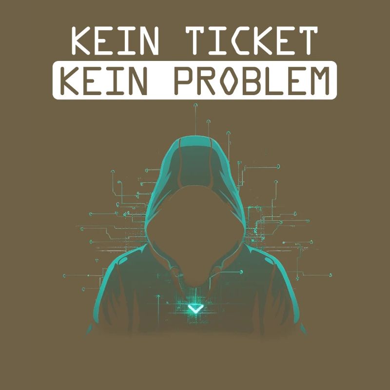 Informatique SANS TICKET PAS DE PROBLÈME DRÔLE