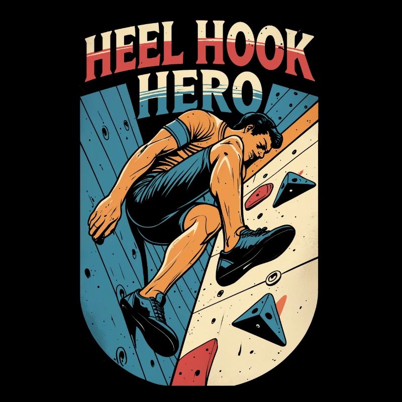 Indoor Climbing Indoor Climbing Heel Hook Hero