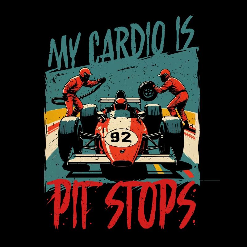 Course automobile, sport automobile, mon cardio, ce sont les arrêts aux stands