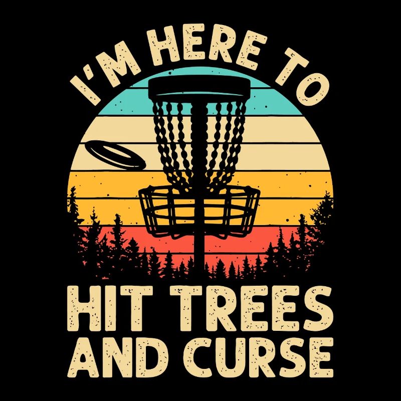 Frappe les arbres et malédiction au disc golf