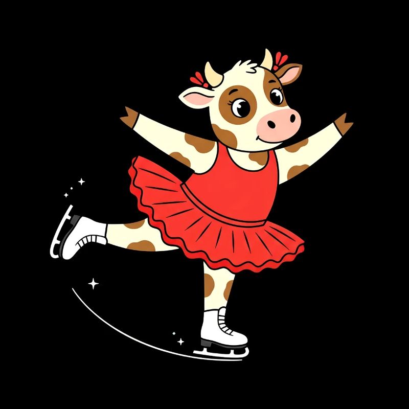 Kuh im Ballettkleid