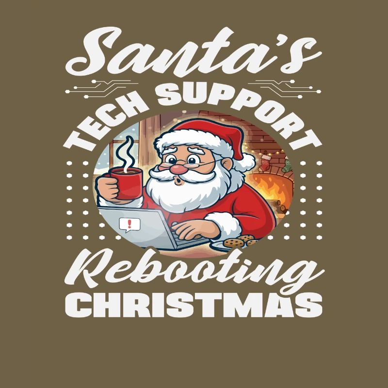 Support technique du Père Noël pour l’informatique de Noël