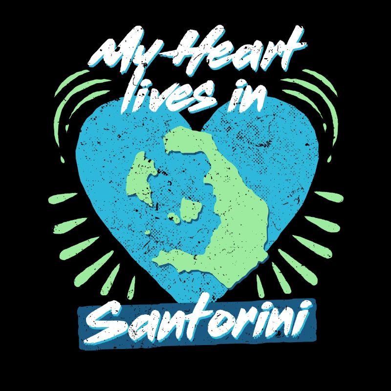 Mon cœur vit à Santorin