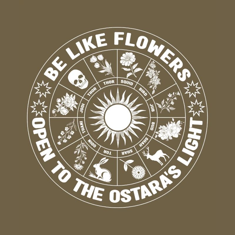 Be Like Flowers Pagan Easter Ostara Light