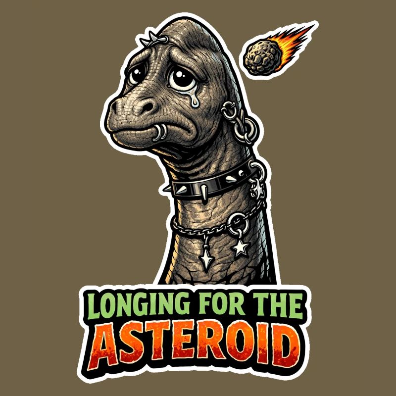 Emo Dinosaur, Sad Dino, Emotional