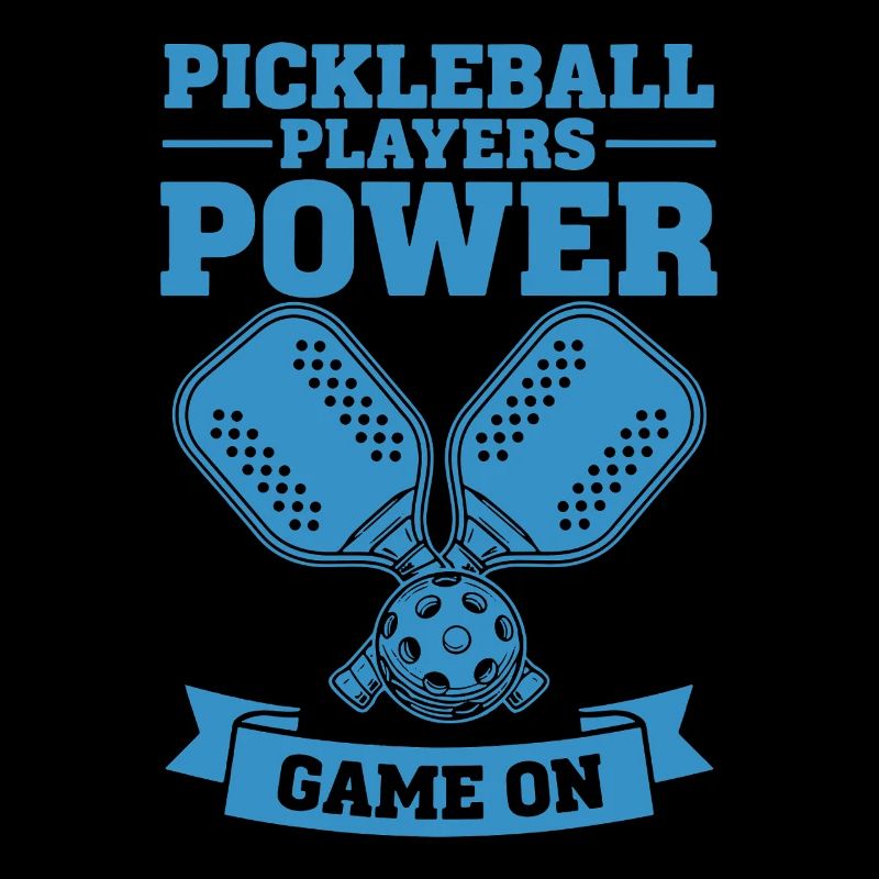 Pickleball Players Power Game On Funny Player