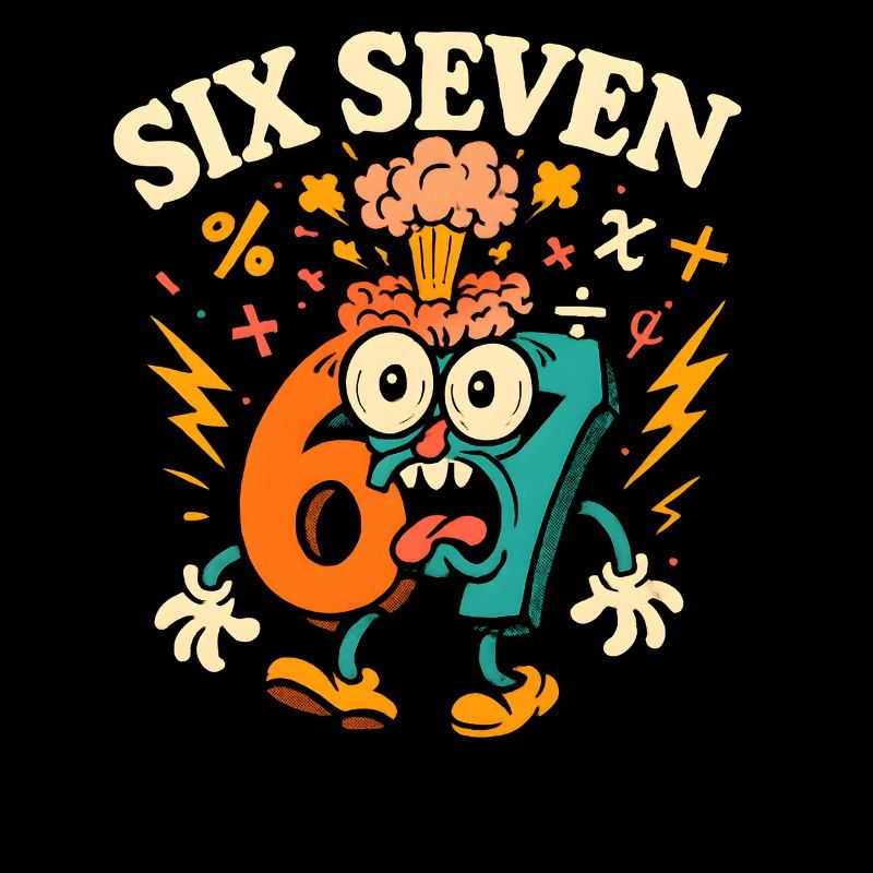 Six Seven 67 Italian Brainrot Nerd Humor Funny