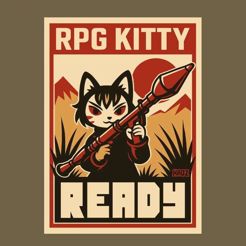 Affiche RPG Kitty Ready