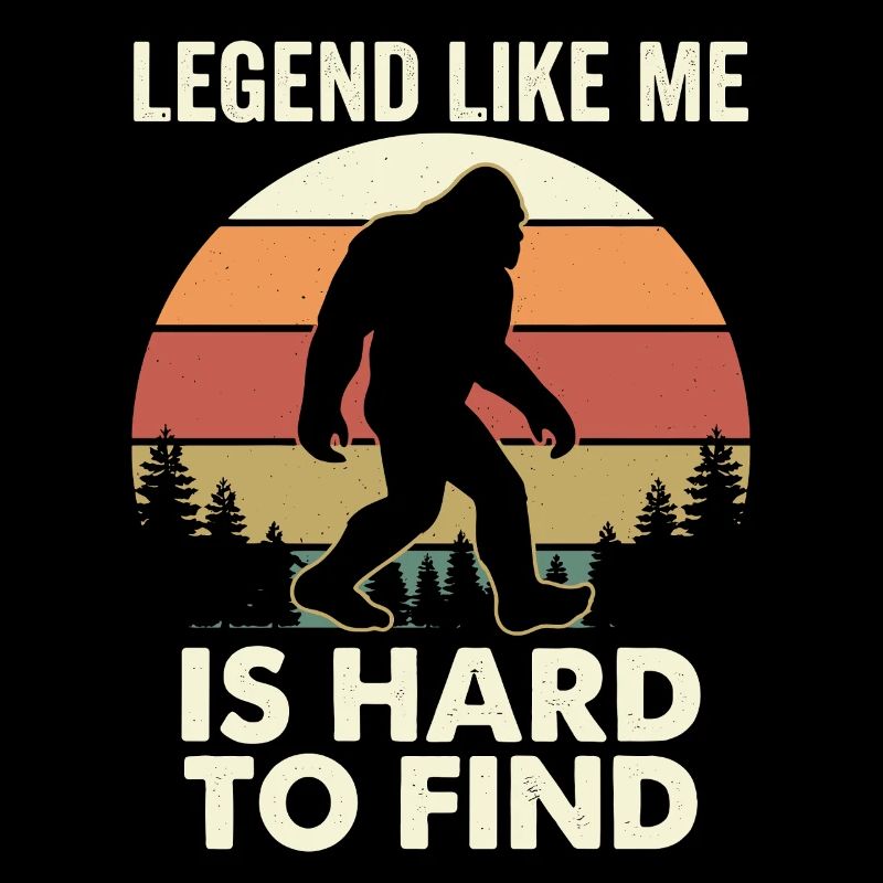 Légende comme moi Humour de Bigfoot