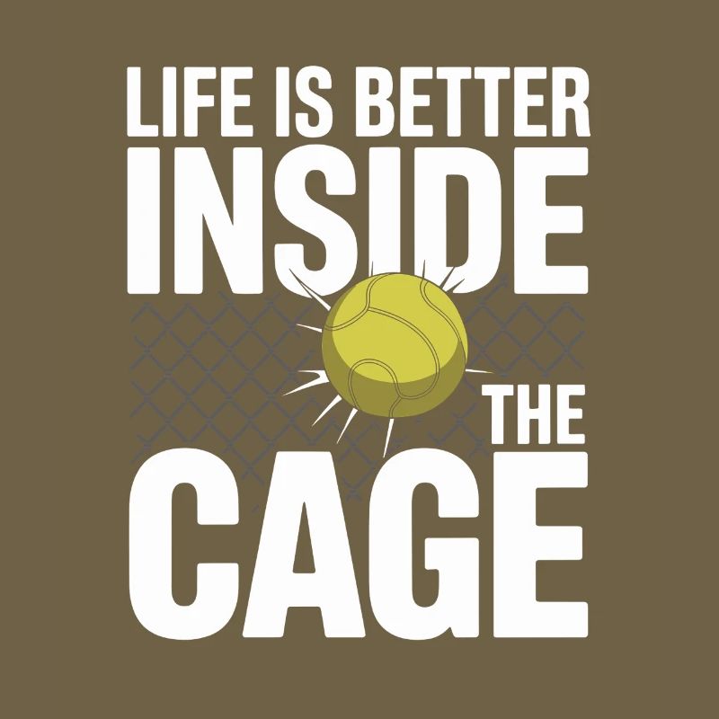 Padel Player Life Is Better Inside The Cage Padel
