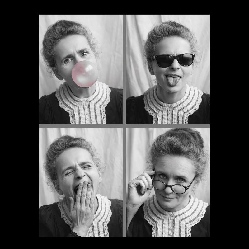 Marie Curie Photo Strips