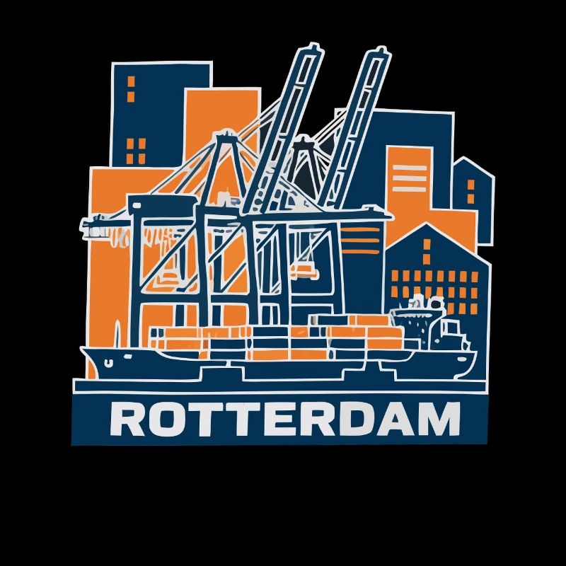 Rotterdam Hafen Kran Containerschiff