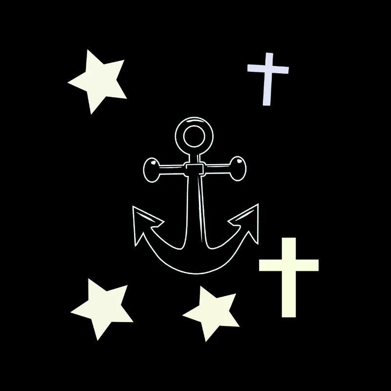 Ancres, étoiles et croix