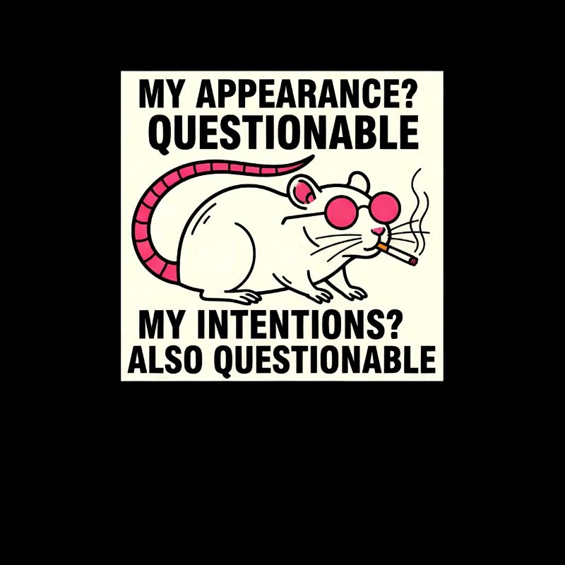 Questionable appearance rat