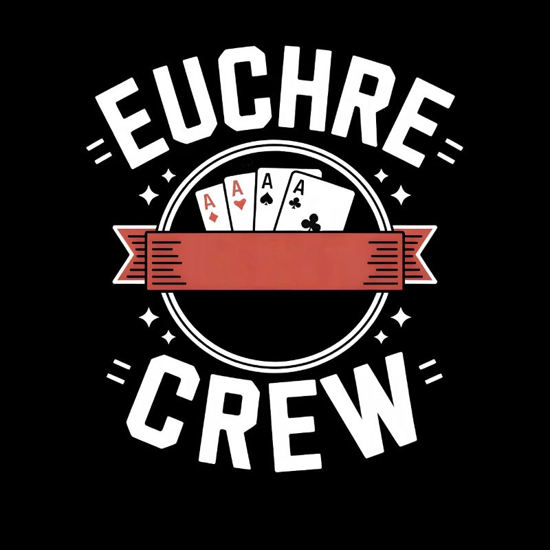 Euchre Crew Kartenspiel Runde