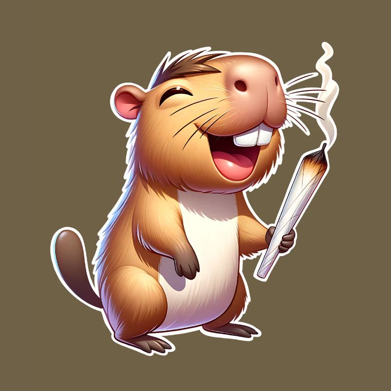 Mauvaise herbe de la capybara