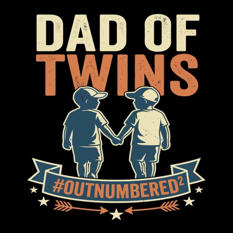 Dad Of Twins Zwillinge Vater Kinder