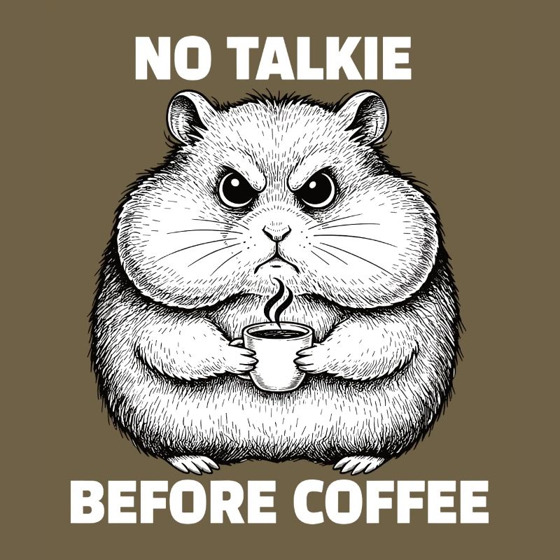 Pas de conversation devant un hamster amateur de café