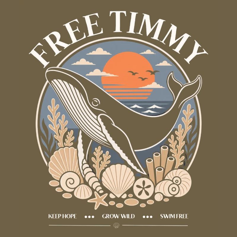 Déclaration de baleines à bosse Timmy Hope Produits dérivés