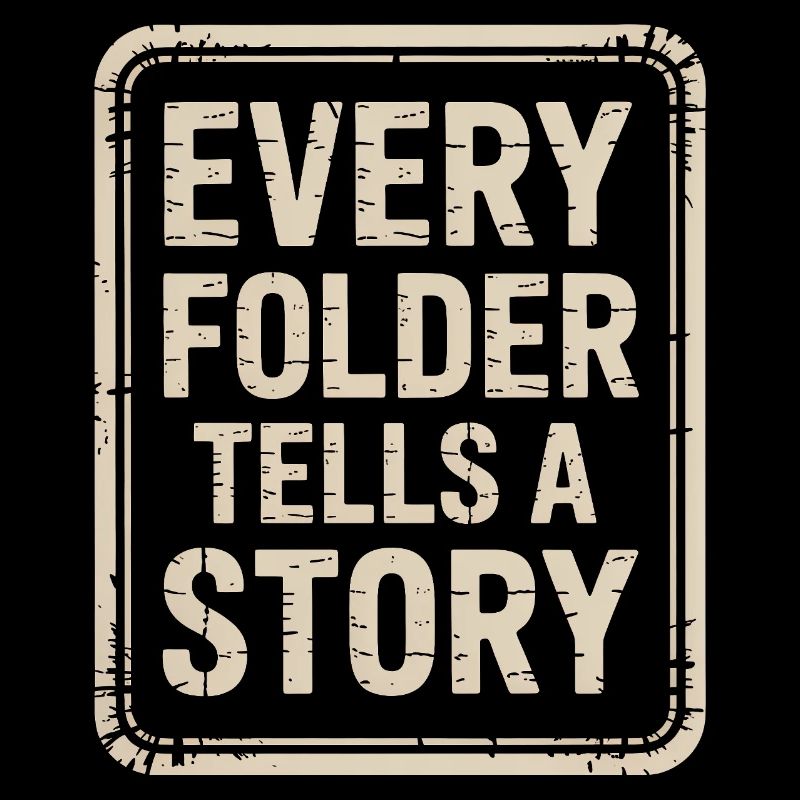 Jeder Ordner erzählt eine Geschichte