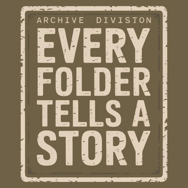 Chaque dossier raconte une histoire Archive Imprimée