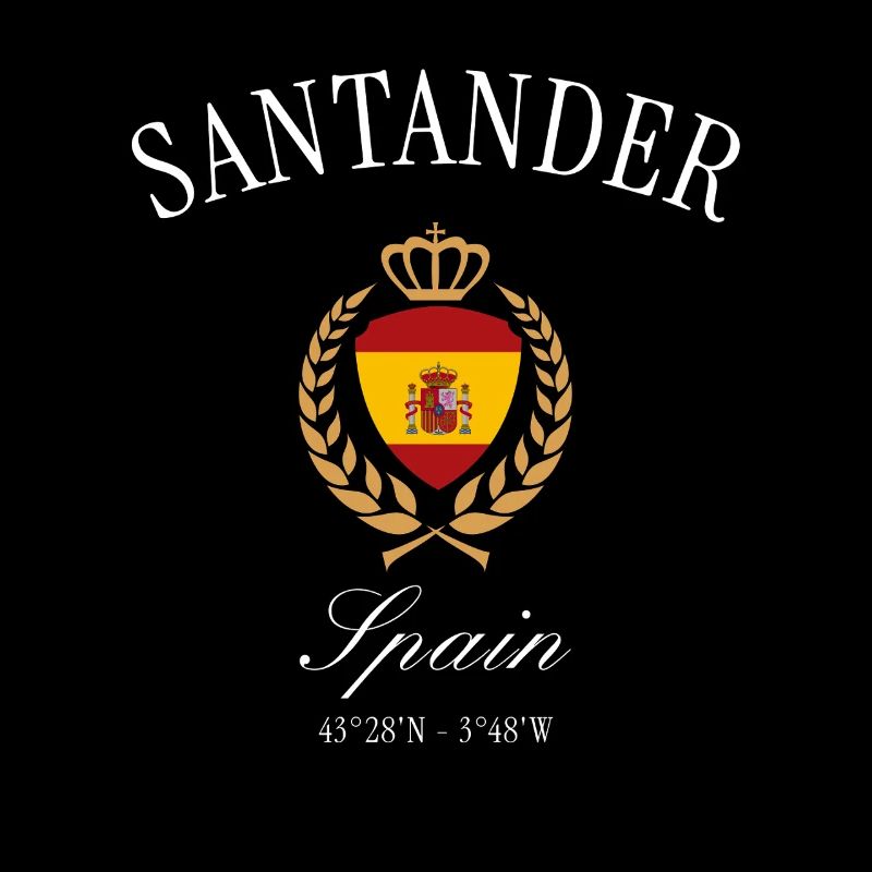 Santander Spanien Wappen Krone – Reise Souvenir