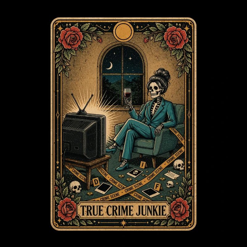 True-Crime-Junkie Tarotkarten-Rätsel