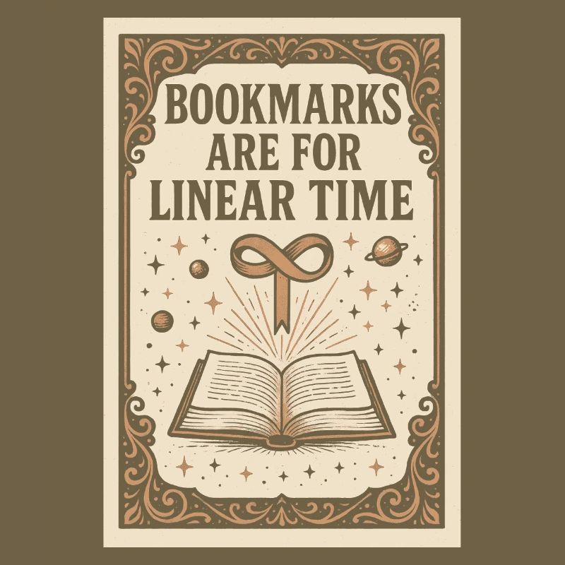 Linear Time Bookmarks | Sci-Fi Book