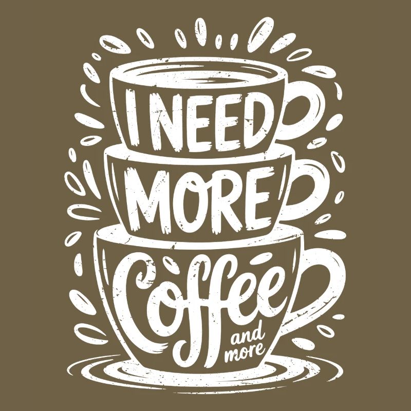 J’ai besoin de plus de café et plus encore