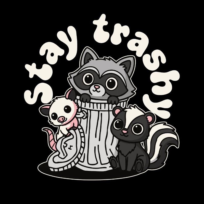 Reste Raton laveur Opossum Skunk