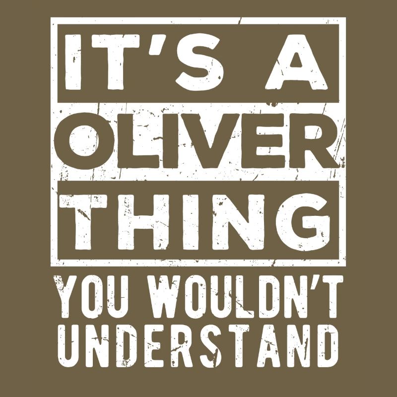 C’est une affaire d’Oliver que tu ne comprendrais pas