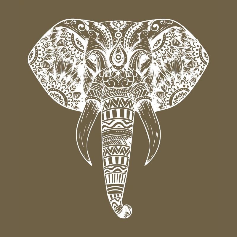 Ornate Elephant Mandala