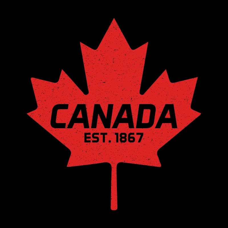 Canada Est 1867 Vintage Canada Maple Leaf