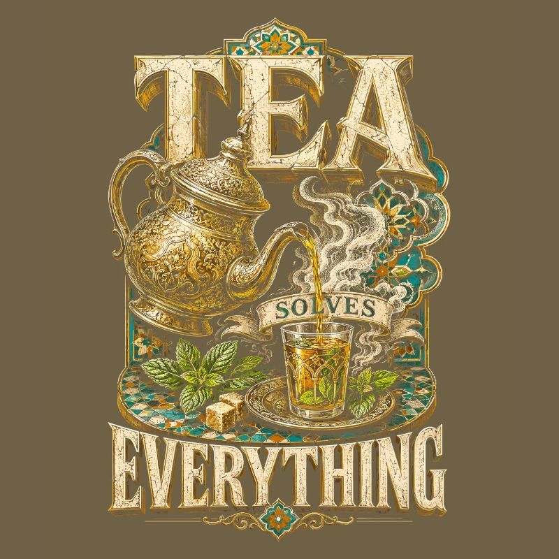 Moroccan Morocco Tea Solves Everything