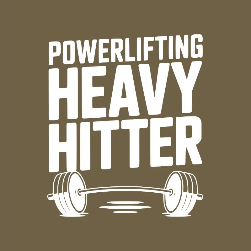 Powerlifting schwerer Schlagmann