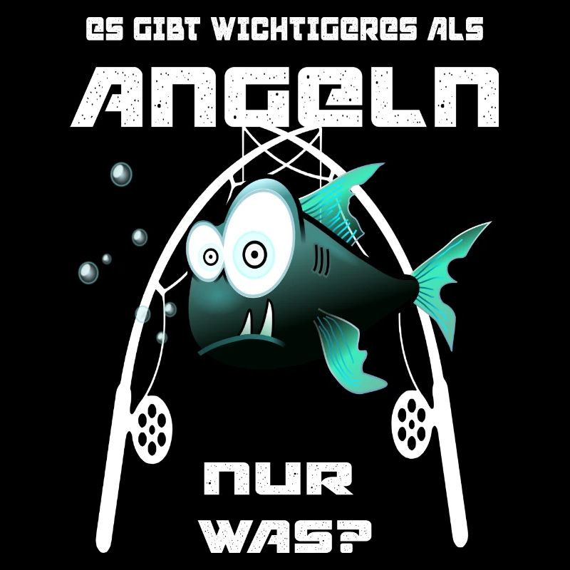 Lustiger Angler Spruch