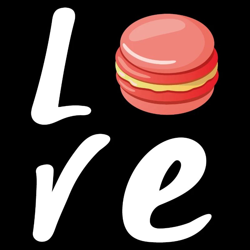 Love Erdbeer-Makron - Geschenk Küche