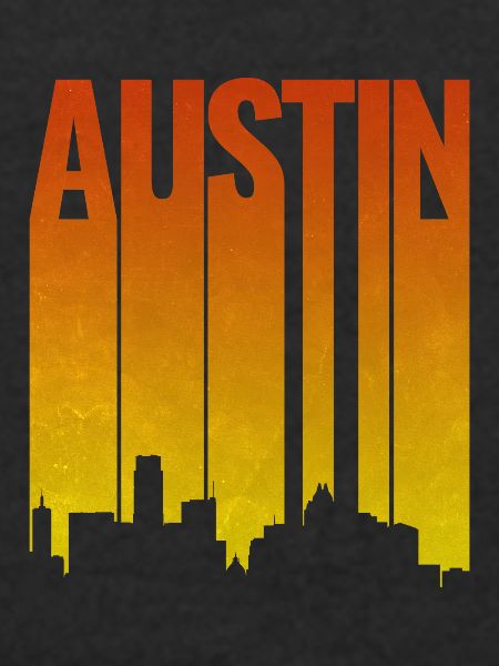 Austin Skyline Evening Light