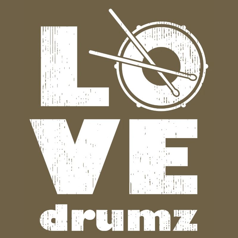 Minimalist Love Drum Design