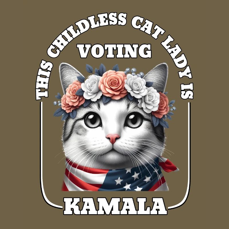 This childless cat lady is voting Kamala Harris