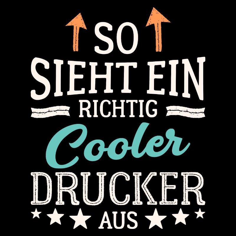 So sieht ein richtig cooler Drucker aus Druckerei