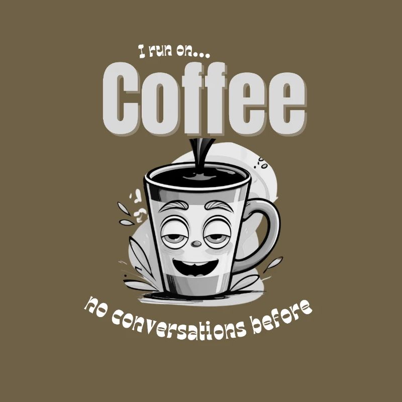Ambiance café – Pas de conversations avant le café