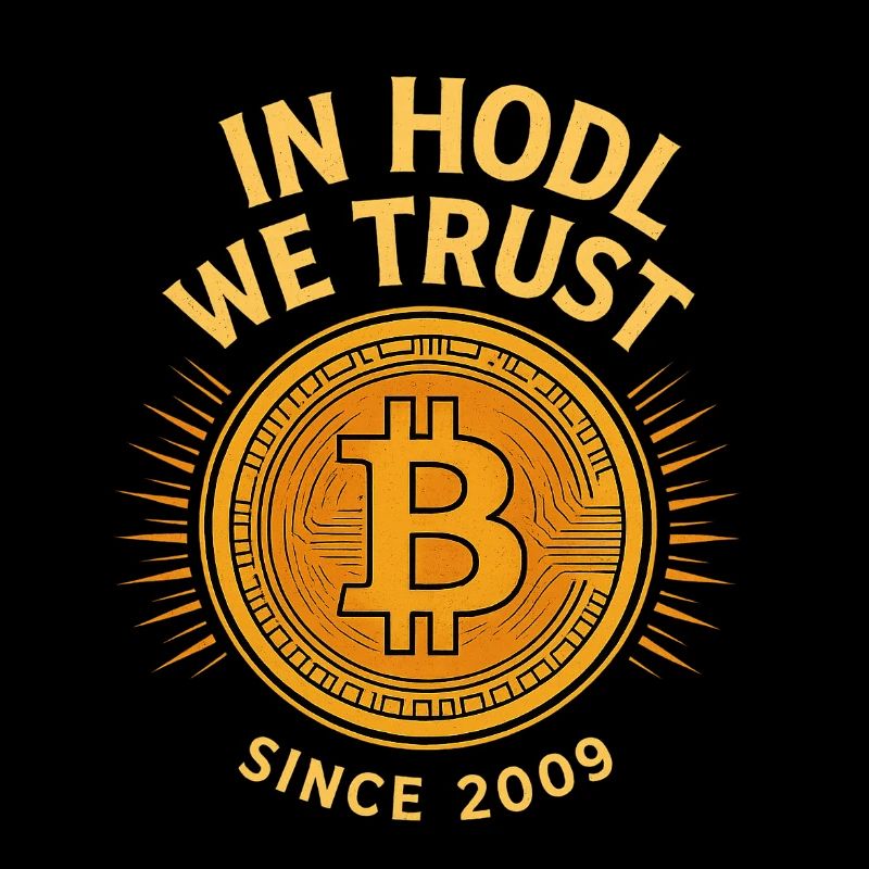 Bitcoin Trust Emblem Design