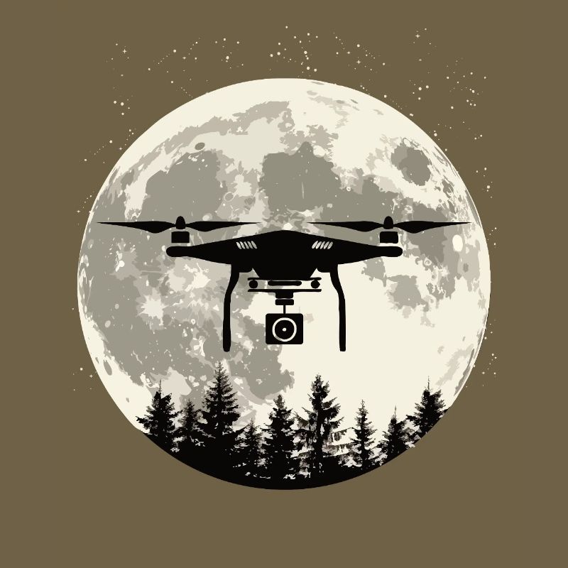 Drone Full Moon