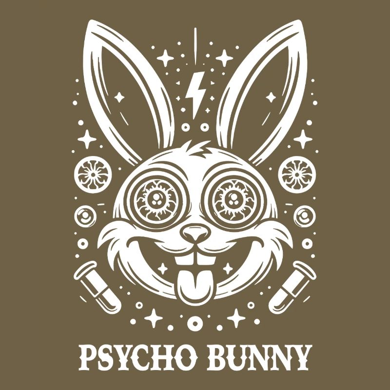 Psycho Bunny Neon Psychedelia