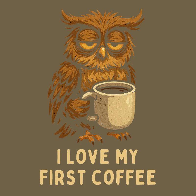 J’adore mon premier Coffee Eule Owl