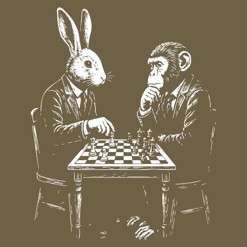 Rabbit and Monkey Chess Duel