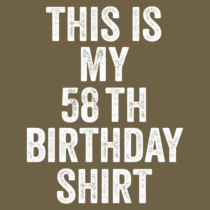 58. Jubiläum 58. Geburtstagsgeschenk – 58. Geburtstagsgeschenk