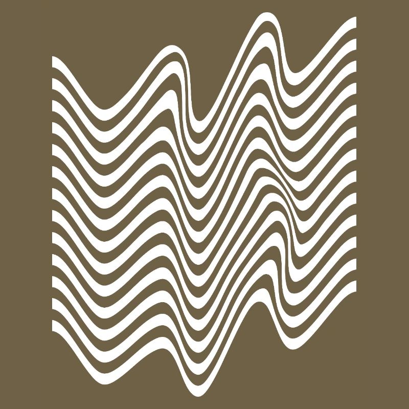 Wavy Monochrome Stripes
